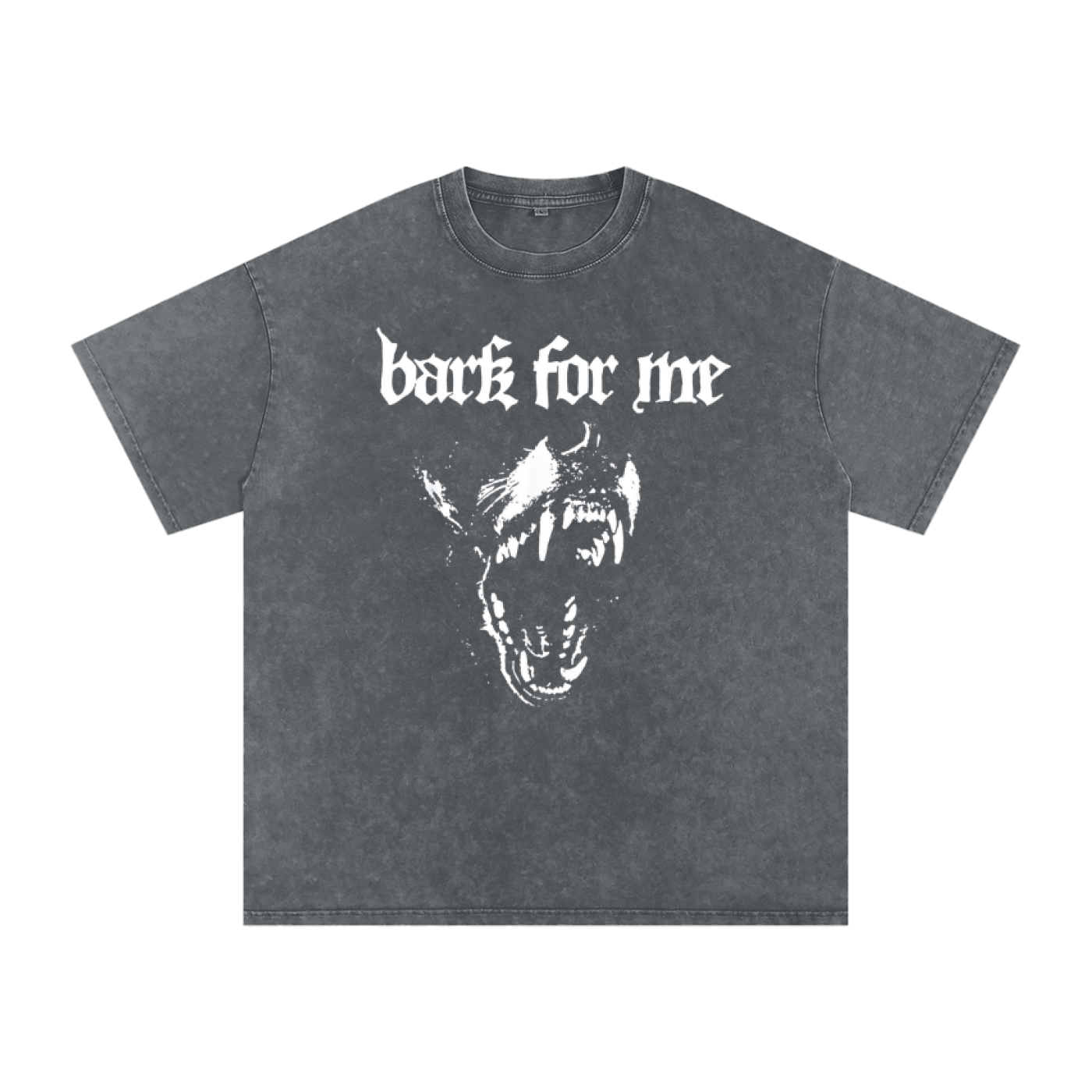 Bark for Me Acid Wash Oversized T-Shirt