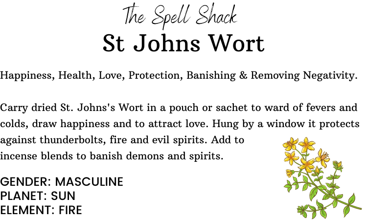 Witchuals - Rituals & Spellwork Apothecary - St Johns Wort