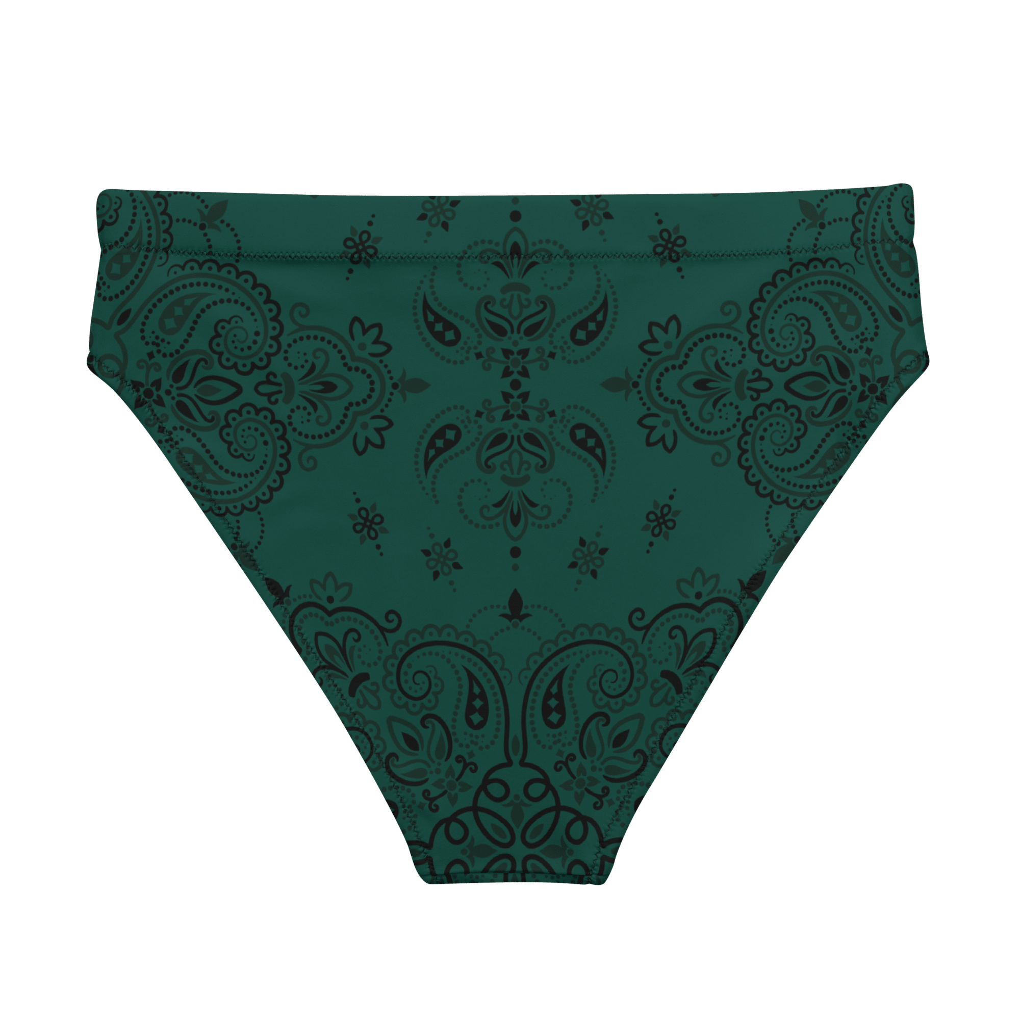 Poison Paisley High Waisted Sport Bikini Bottom