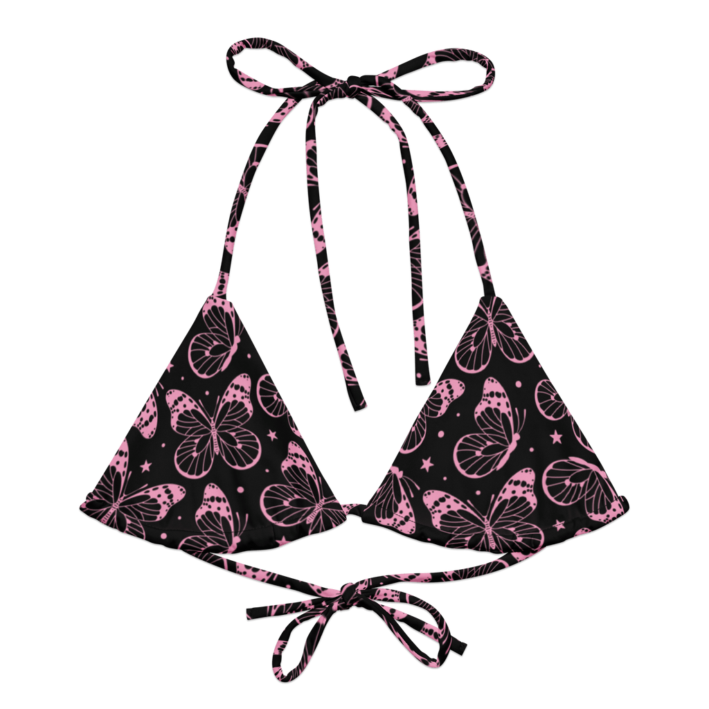 You're My Butterfly Y2K String Bikini Top
