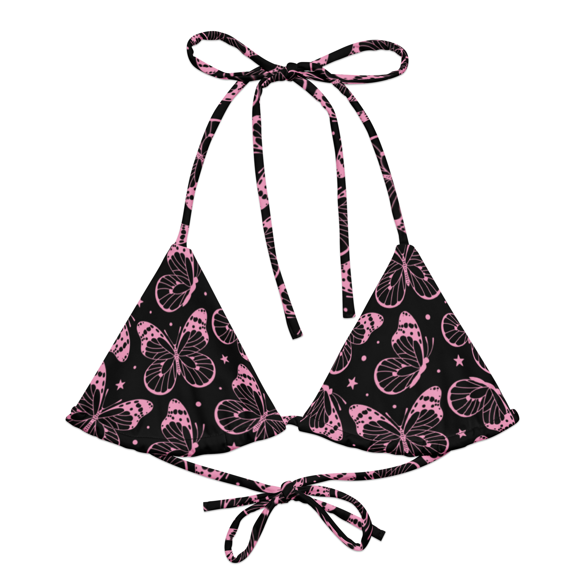 You're My Butterfly Y2K String Bikini Top