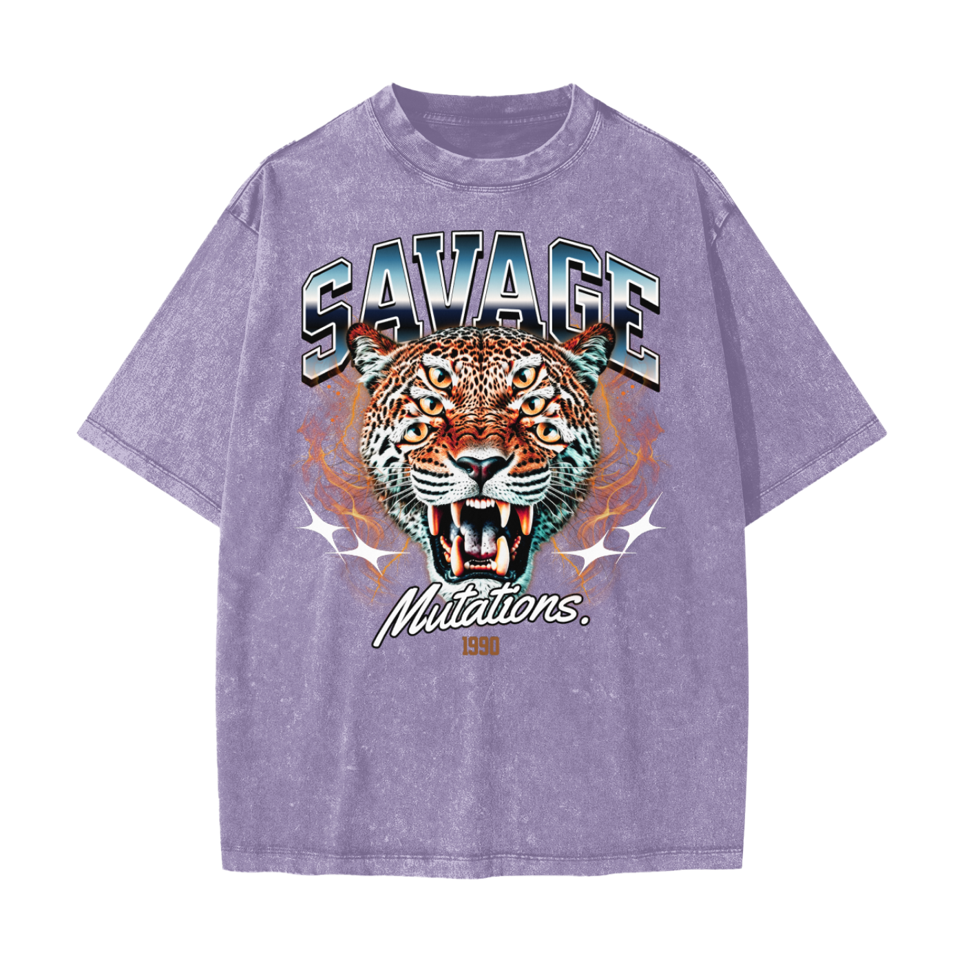 Savage Mutations Heavyweight Snow Washed T-Shirt